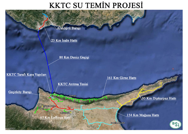DSİ: KKTC Su Temin Projesi’ndeki arıza teknik sebeplerden kaynaklandı