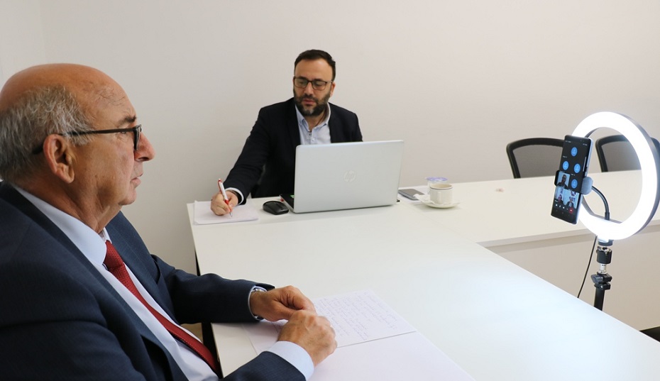 Özyiğit ile Çeler Spehar ile online görüşme gerçekleştirdi