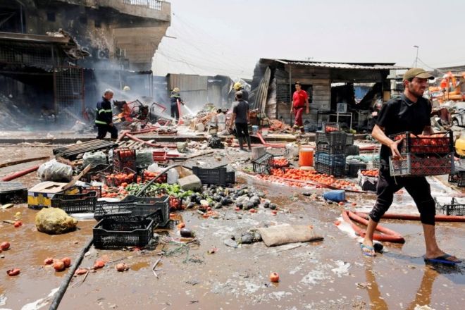 Bağdat’ta pazar yerine IŞİD saldırısı: 8 ölü, 25 yaralı
