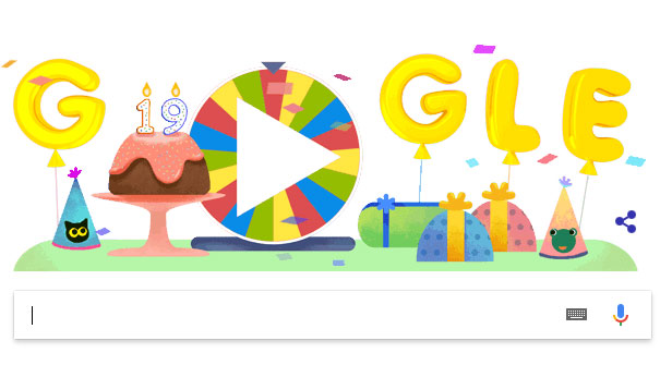 Google 19 yaşında