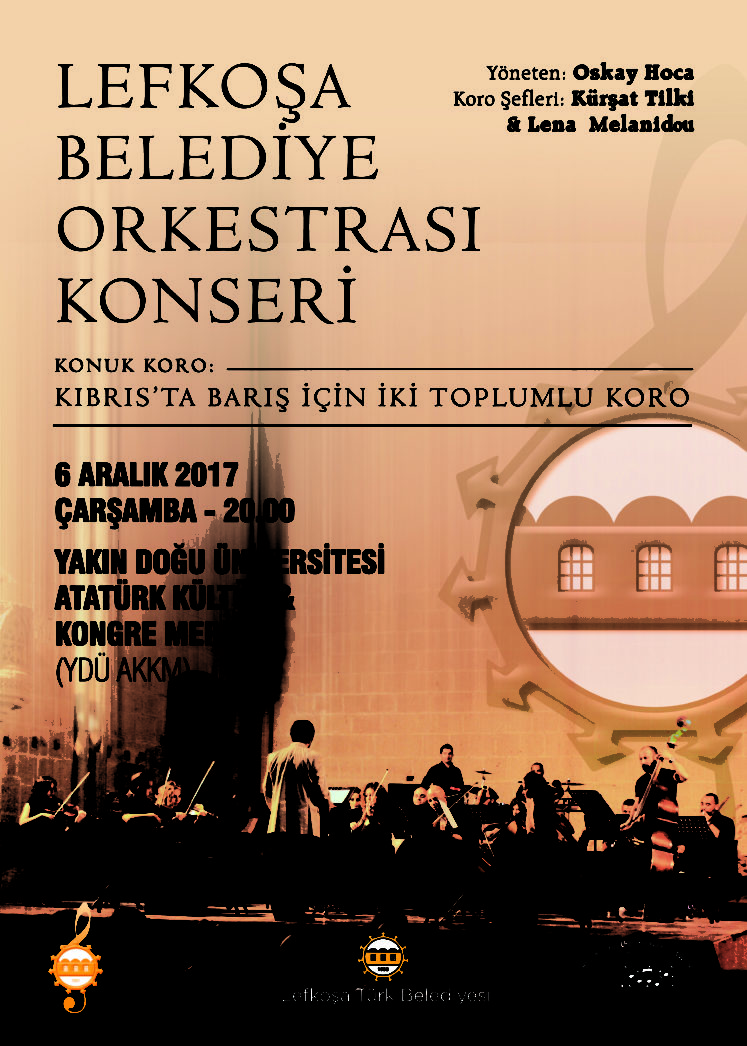 Belediye Orkestrası ile İki Toplumlu Koro'dan ortak konserler
