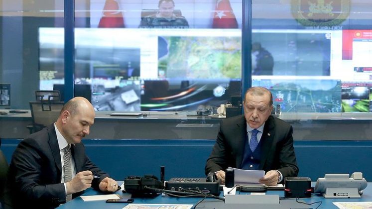 Erdoğan, Zeytin Dalı Harekatı’na ilişkin bilgi aldı
