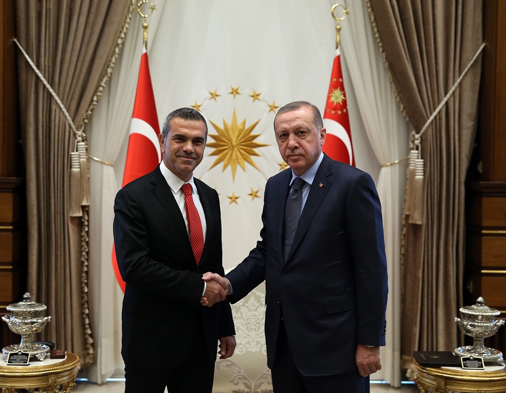 Uluçay, TC Cumhurbaşkanı Erdoğan tarafından kabul edildi