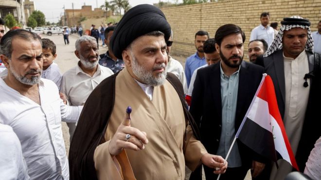 Irak'ta seçimin galibi ABD ve İran karşıtı Şii lider Sadr