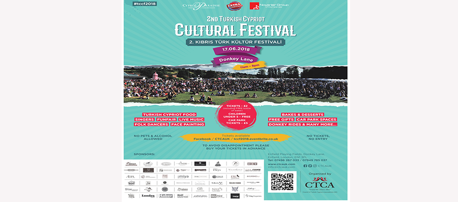 Londra’da 17 Haziran’da “2. Kıbrıs Türk Kültür Festivali” düzenleniyor
