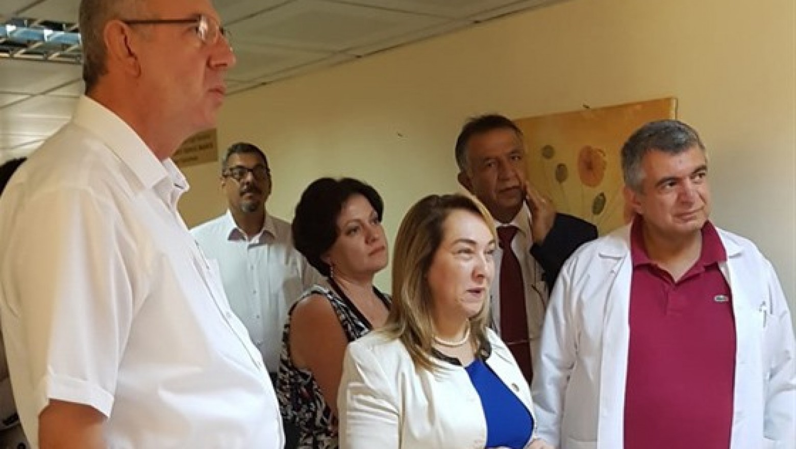 Besim, Girne Akçiçek hastanesini ziyaret etti