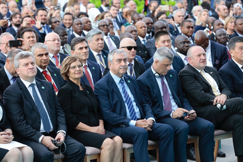 Akıncı, Erdoğan’ın “Cumhurbaşkanlığı Göreve Başlama Töreni”ne katıldı