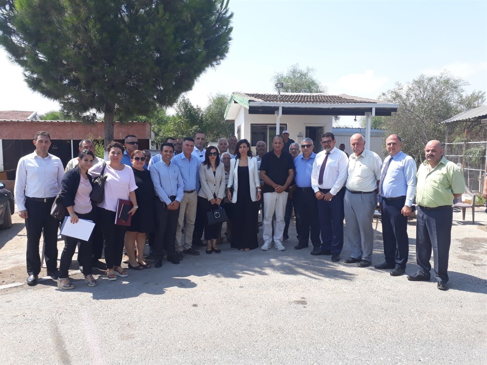 Meclis Komitesi, Salamis Karavan Kamp Tesisi'ne gözlem ziyaretinde bulundu
