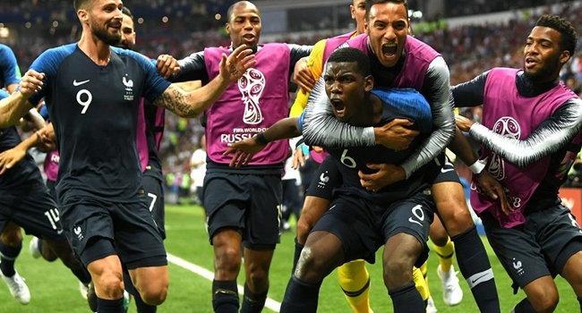 2018 Dünya Şampiyonu Fransa