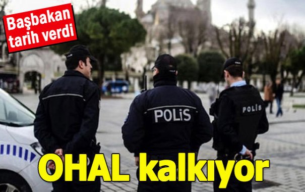 Türkiye'de OHAL Pazartesi günü kalkıyor