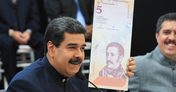 Venezuela Bolivar'dan beş sıfır atacak