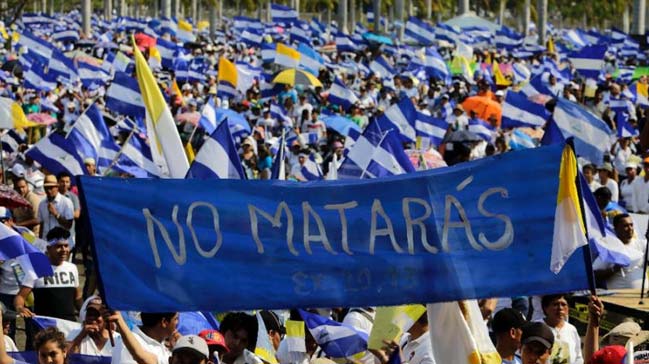 Nikaragua'da, hükümet karşıtı protestolar sürüyor