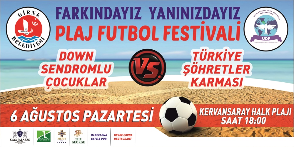 Girne’de Plaj Futbol Festivali düzenlenecek