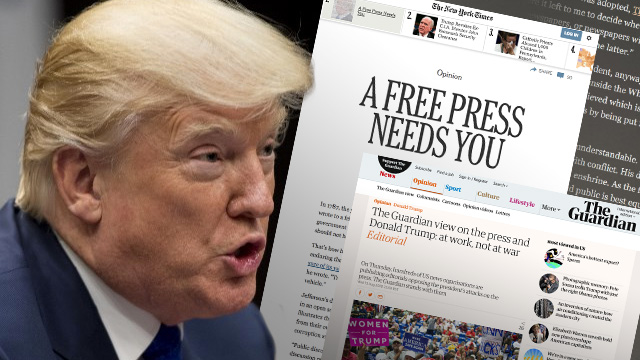 ABD medyasından Trump'ın saldırılarına karşı özgür basın kampanyası