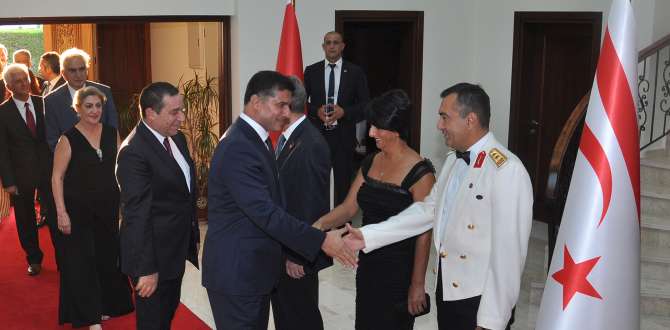 Türkiye'nin Lefkoşa Büyükelçiliği'nde 30 Ağustos Resepsiyonu