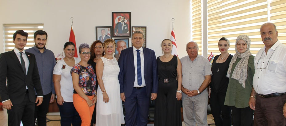 Toplumsal Gelişim Hareketi Gazimağusa Belediye Başkanı Arter’i ziyaret etti