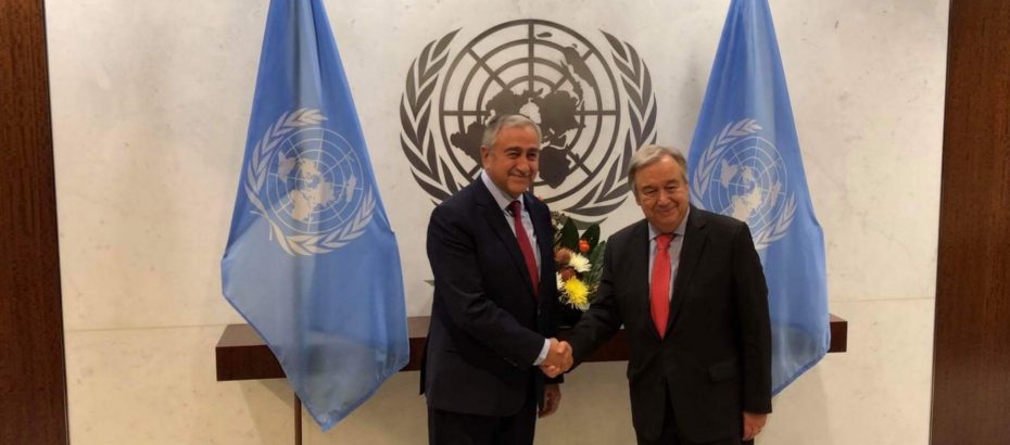 Cumhurbaşkanı Akıncı, BM Genel Sekreteri Guterres ile görüştü