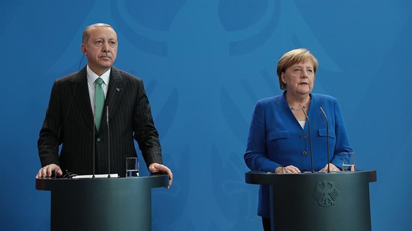 Merkel ve Erdoğan'ın ortak basın toplantısı