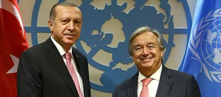 TC Cumhurbaşkanı Erdoğan bu akşam Guterres ile görüşecek