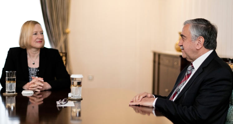 Cumhurbaşkanı Mustafa Akıncı, Spehar’ı kabul etti