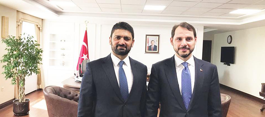 Atun, Ankara’da Maliye Bakanı Albayrak ile görüştü
