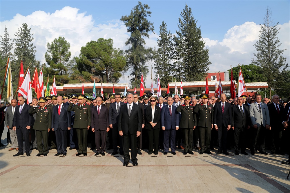 Ulu Önder Mustafa Kemal Atatürk Lefkoşa’daki törenle anıldı