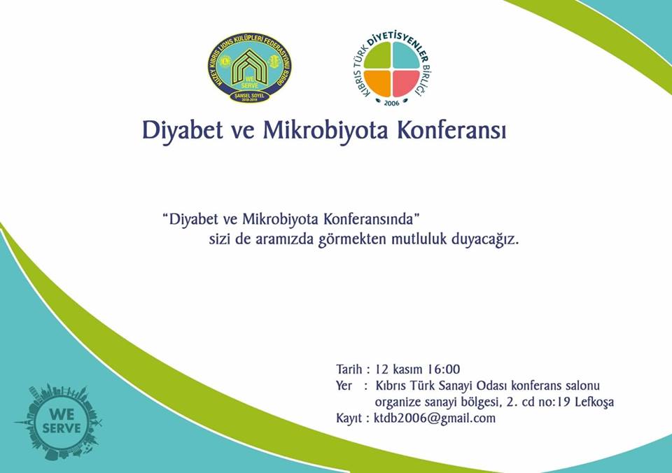 “Diyabet ve Mikrobiyota Konferansı” düzenliyor