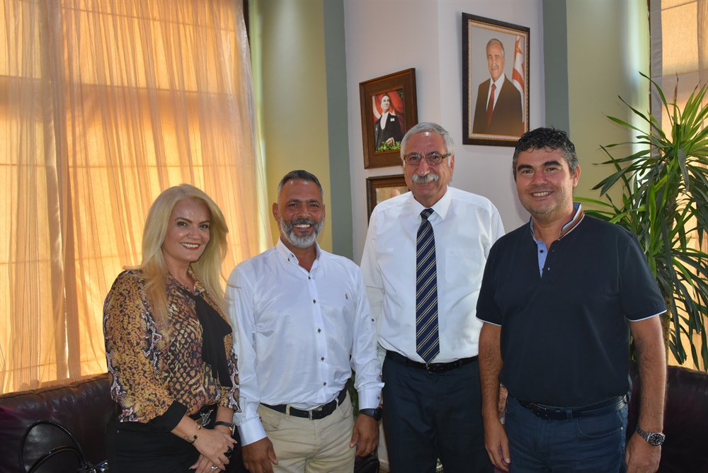 Girne Belediye Başkanı Güngördü KTEB'i kabul etti
