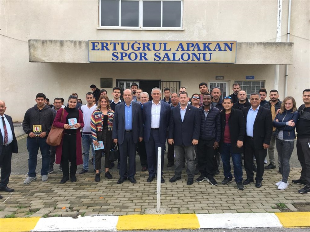 Tatar, Taçoy Girne sürüş ehliyeti müfettişliği'ni ziyaret etti