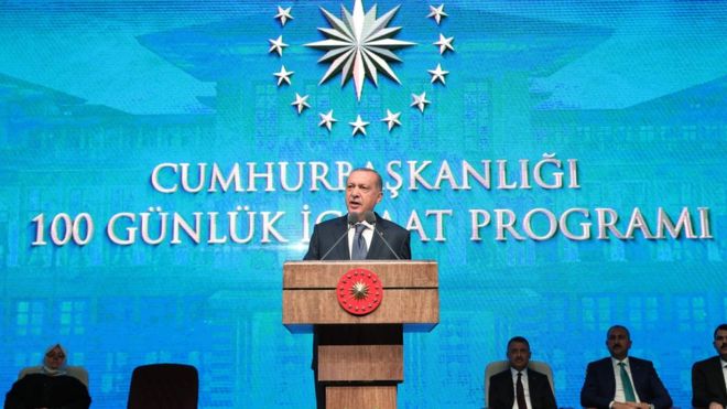 Erdoğan: İlk 100 günlük icraat programının yüzde 97’sini gerçekleştirdik