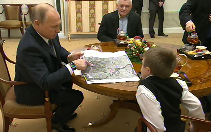 Putin, söz verdiği hasta çocuğun hayalini gerçekleştirdi