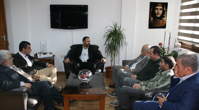 Birleşik Kıbrıs Partisi heyeti, KTAMS’ı ziyaret etti