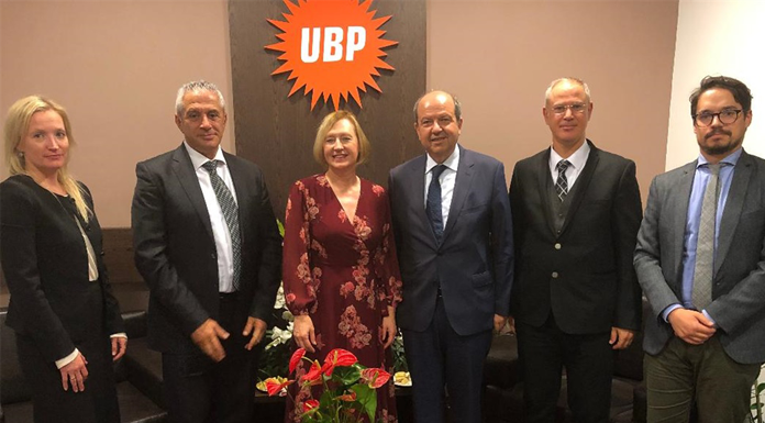 UBP Genel Başkanı Tatar, Spehar ile görüştü