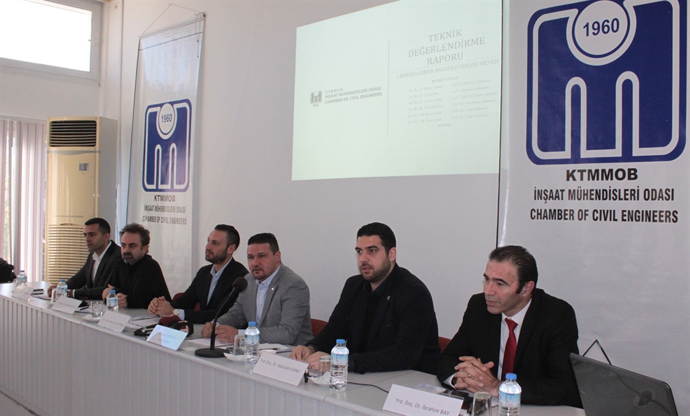 İMO Ciklos mevkiindeki su taşkınıyla ilgili basın toplantısı düzenledi
