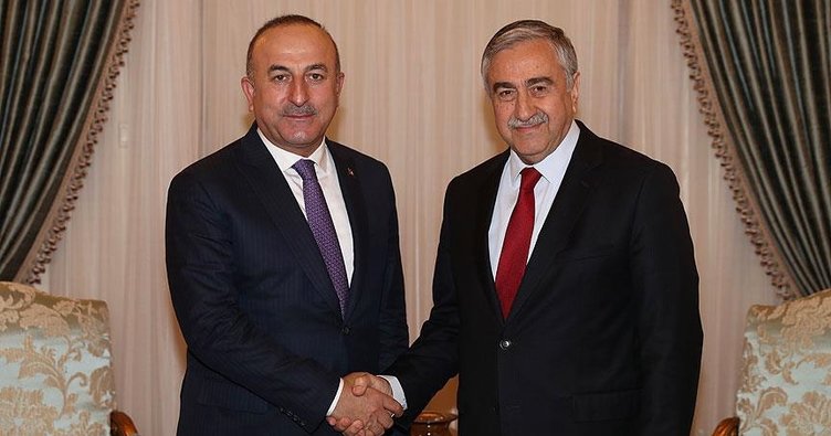 Cumhurbaşkanı Akıncı, TC Dışişleri Bakanı Çavuşoğlu’nu kabul etti