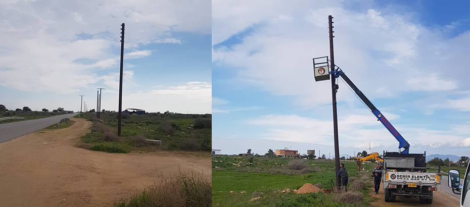Türkmenköy kırsal kesim arsaları elektriğe kavuşuyor
