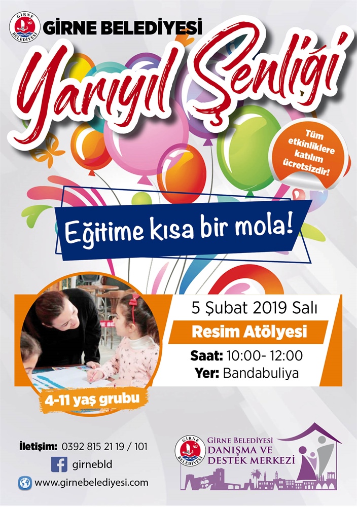 Girne Belediyesi Yarıyıl Şenliği yarın başlıyor