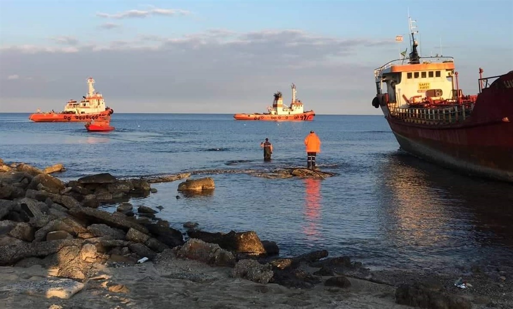 Karaya oturan SALEM.N1 isimli tanker gemisi kurtarıldı