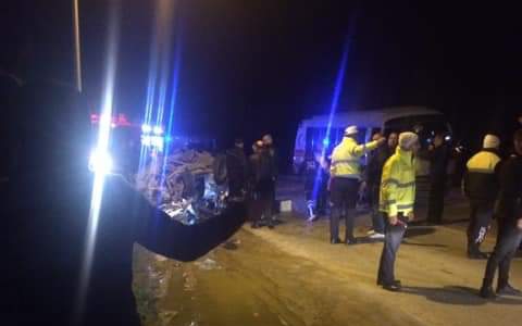 Girne-Değirmenlik yolunda büyük kaza: 1 kişi hayatını kaybetti