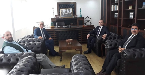 Türk Tarih Kurumu Başkan Yardımcısı Kırpık, Din İşleri Başkanı Atalay'ı ziyaret etti