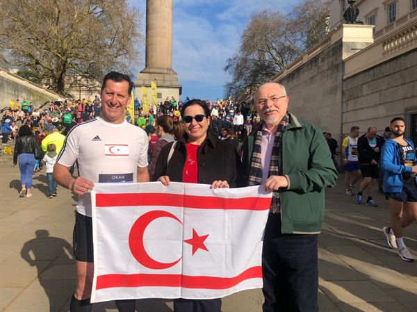 KKTC Londra Temsilcisi Tuncalı’dan koşucu Baysan’a destek