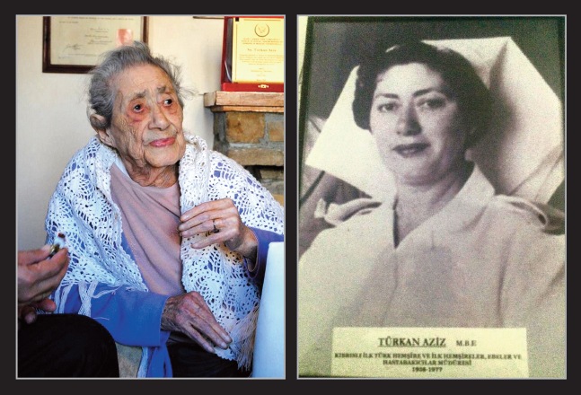 101 yaşında ölen Aziz, Kıbrıs Türk hemşireliğinin kurucusuydu