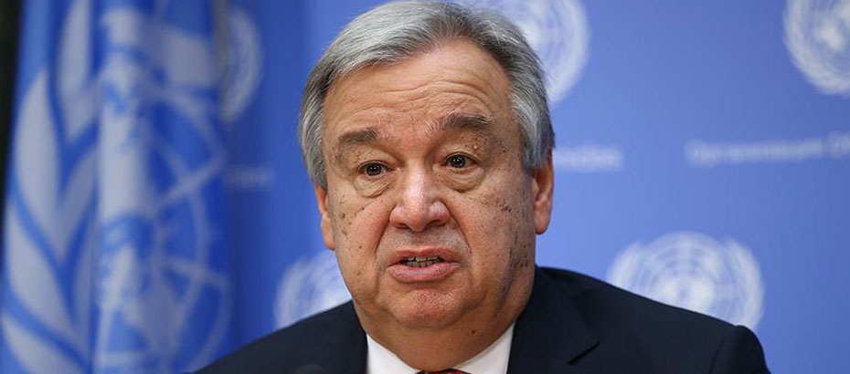Guterres: Kıbrıs’ta müzakerelerin yeniden başlamasını umuyorum
