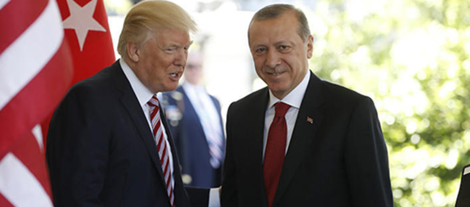 TC Cumhurbaşkanı Erdoğan, ABD Başkanı Trump ile görüştü