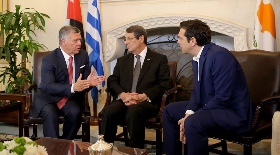 Ürdün, Yunanistan ve Kıbrıs Rum Kesimi liderleri üçlü zirvede bir araya geldi