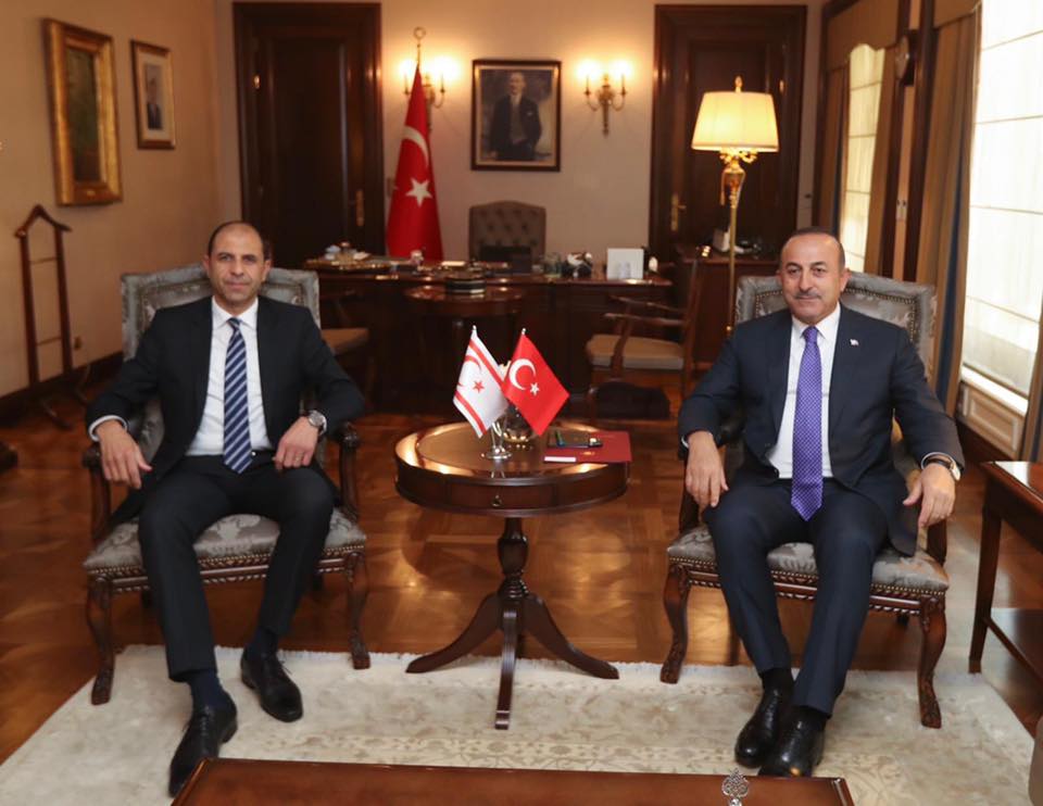 Özersay, TC Dışişleri Bakanı Çavuşoğlu ile görüştü