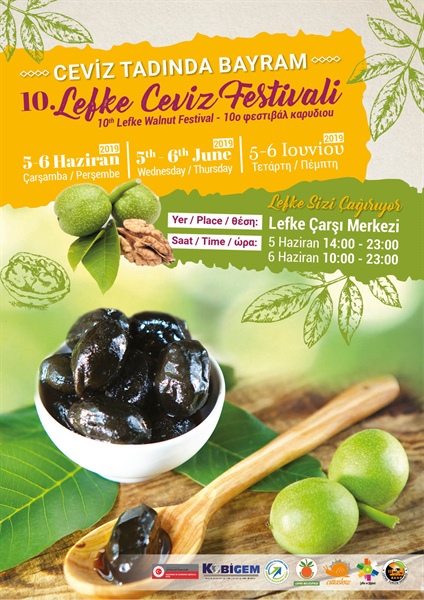 “10. Lefke Ceviz Festivali”, 5 Haziran’da başlıyor