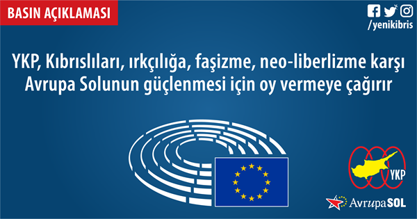 YKP, Avrupa Parlamentosu seçimlerinde, AKEL'e oy verilmesi çağrısı yaptı