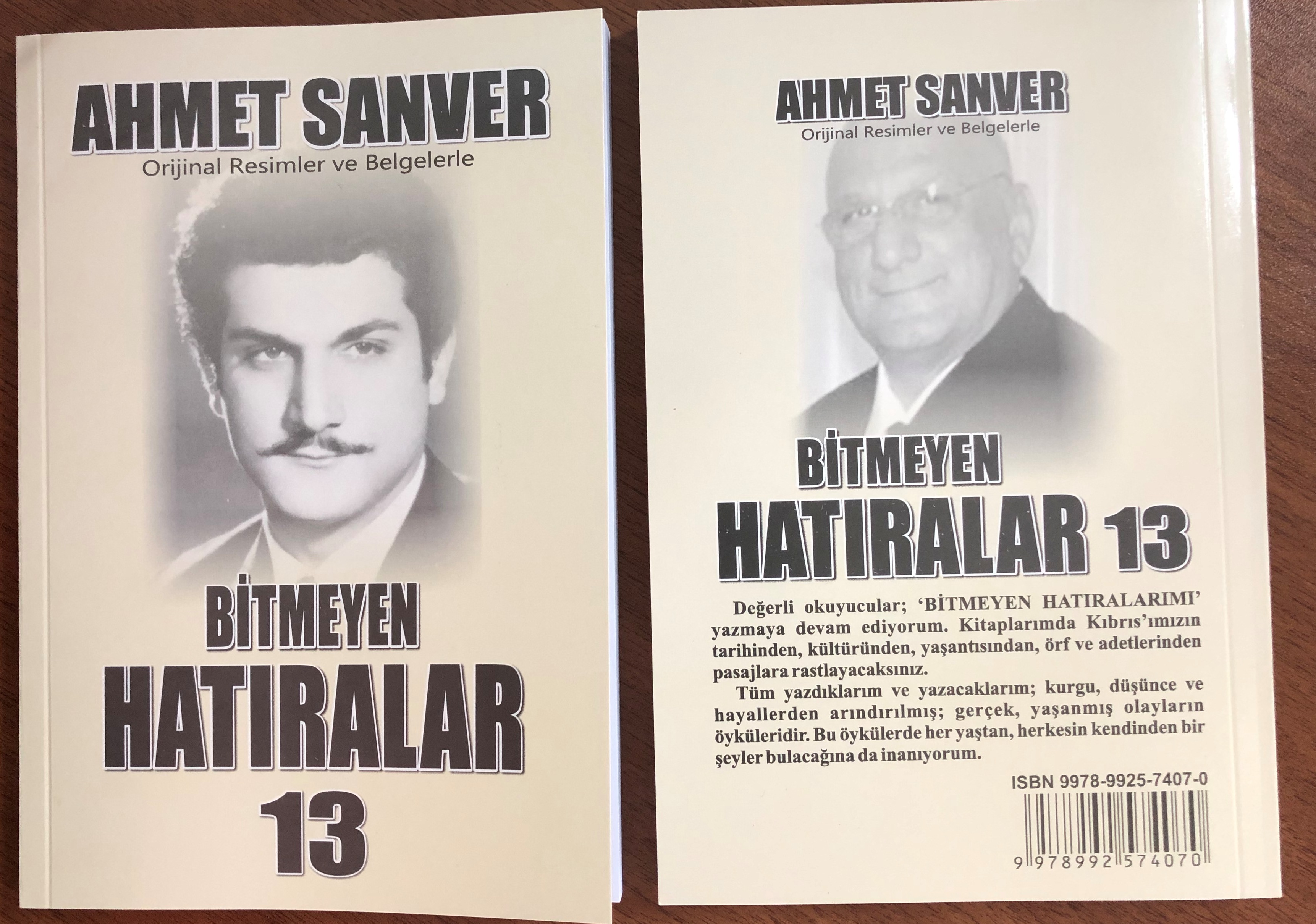  Ahmet Sanver’in 13’üncü kitabı “Bitmeyen Hatıralar” çıktı