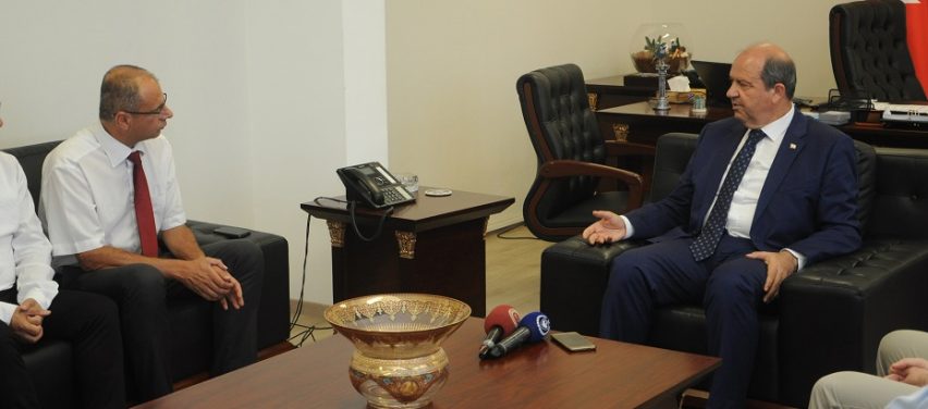 Geleneksel Medya Komitesi, Başbakan Tatar’ı ziyaret etti